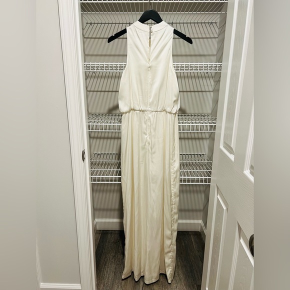 Abercrombie & Fitch White Satin Jumpsuit - Picture 5 of 5